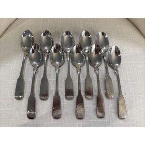 10 - Towle Hammersmith Germany Teaspoon 6 1/4" Stainless Steel Retired EUC